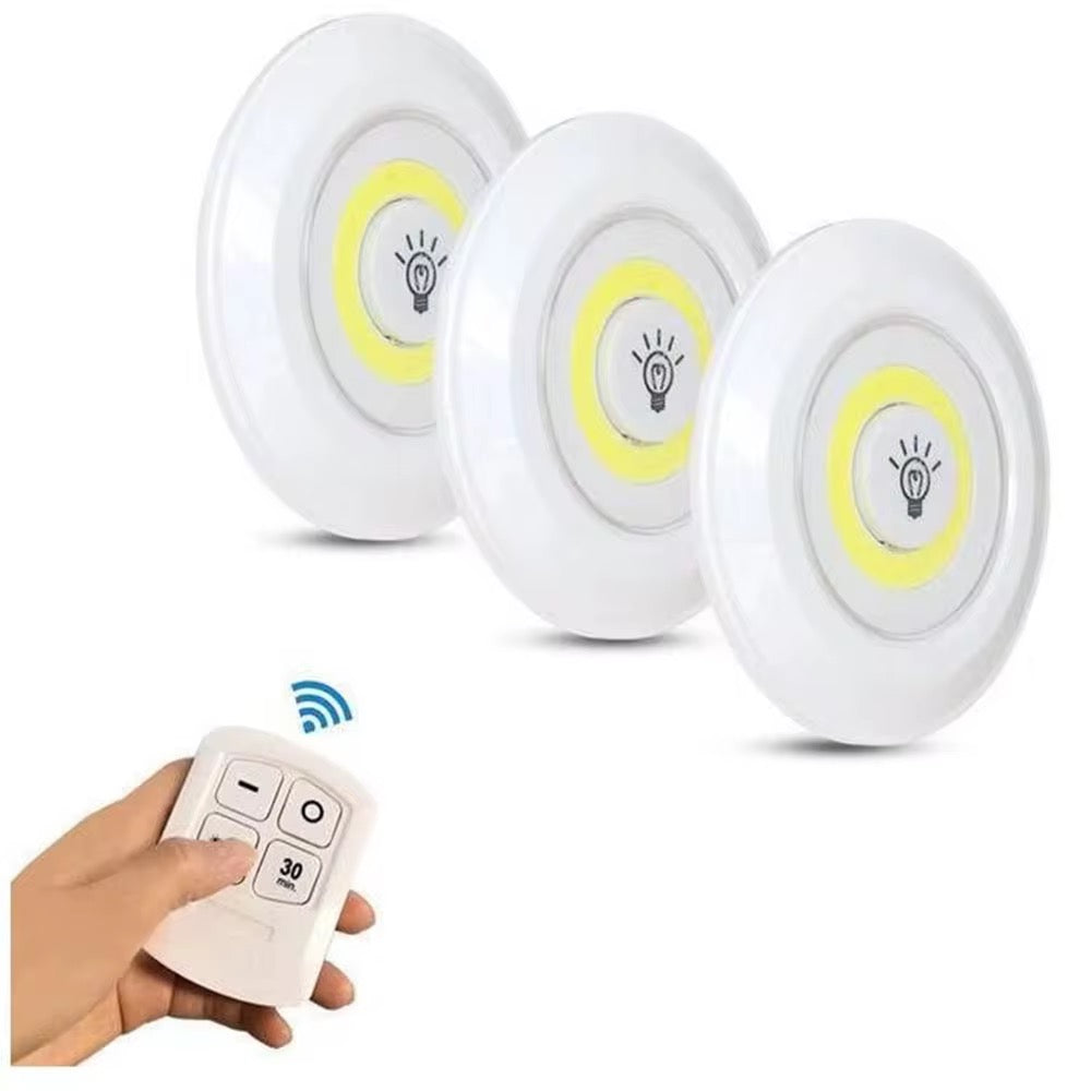 Pack 3 Lampes Led + Télécommande