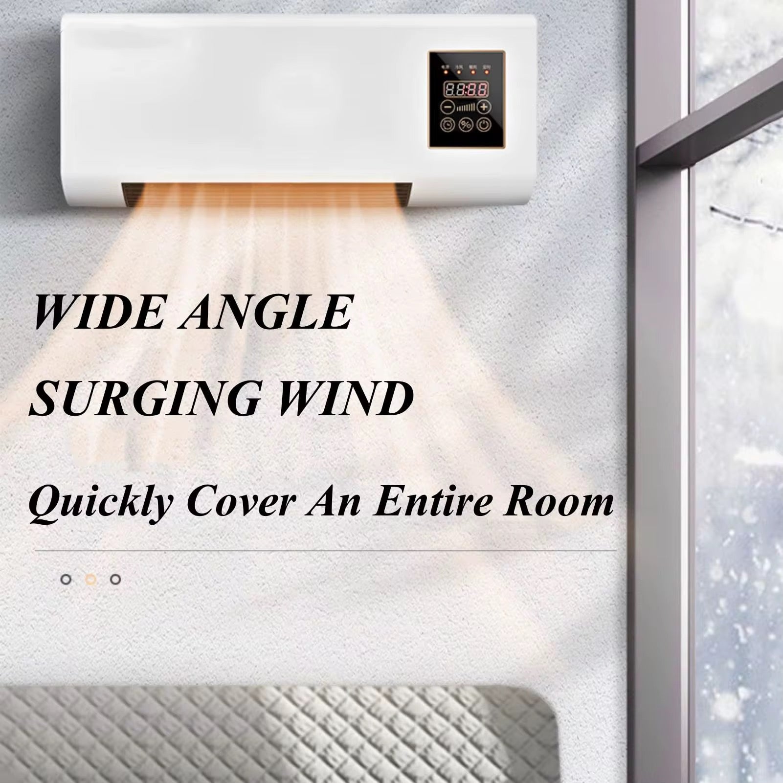 Mini climatiseur portable de refroidissement à air intérieur et de chauffage