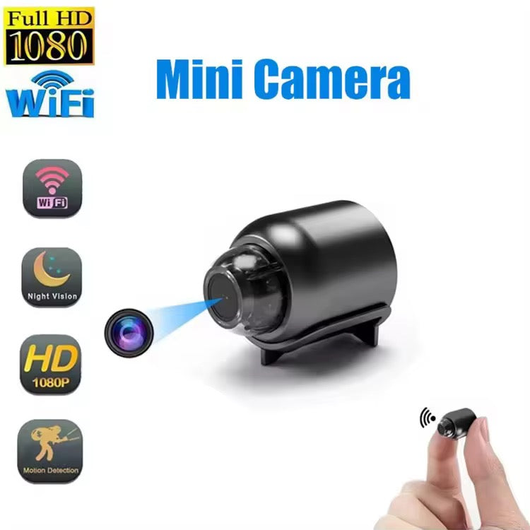 Mini Caméra de Surveillance IP WiFi HD 1080p