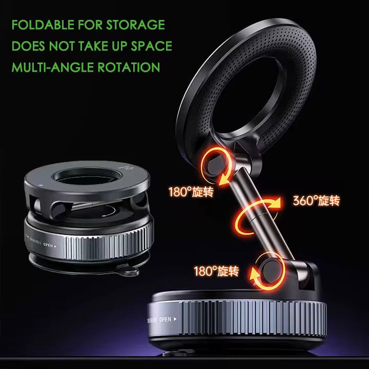 Support de téléphone magnétique PHONEPACE K007 | Rotation à trois axes pour une réglage gratuit | Un choix pratique pour plusieurs scénarios.