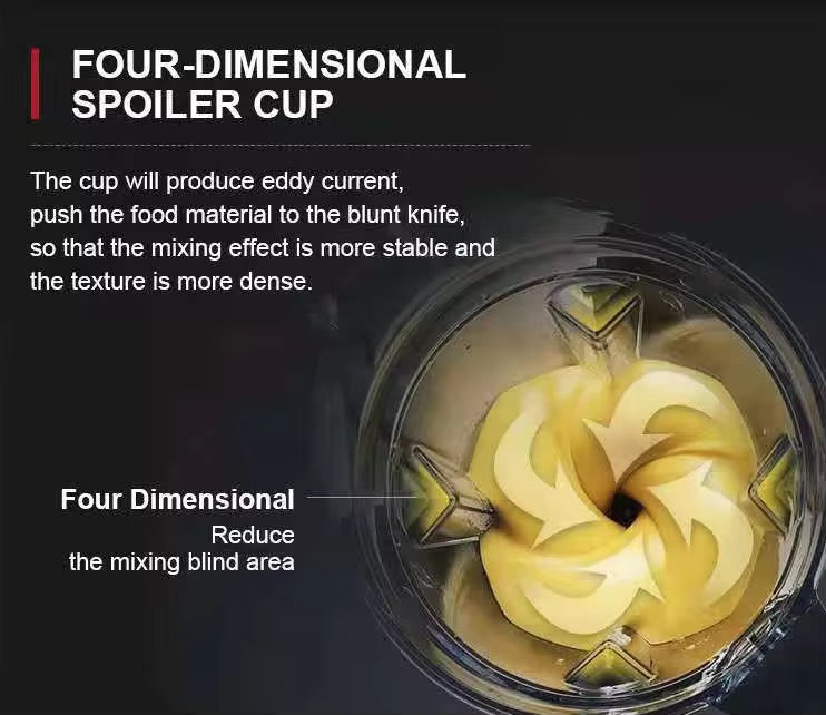 Mixeur Blender 2 en 1 - Grande capacité