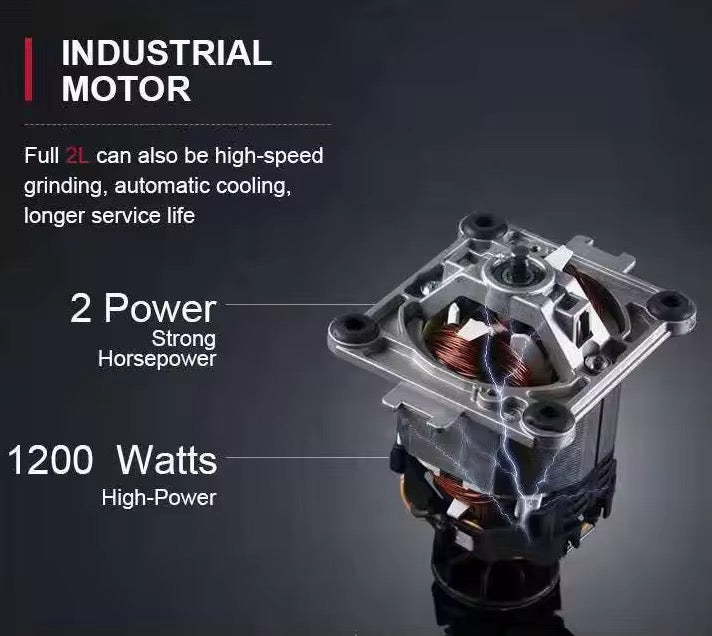 Mixeur Blender 2 en 1 - Grande capacité